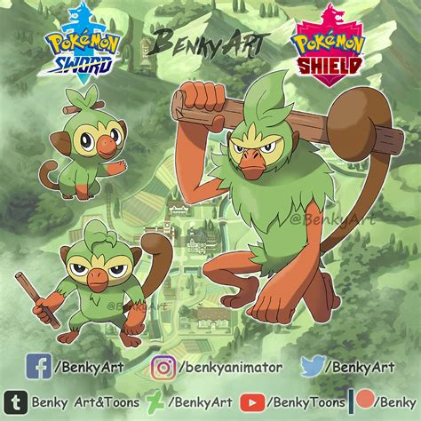 Grookey Evolution Real