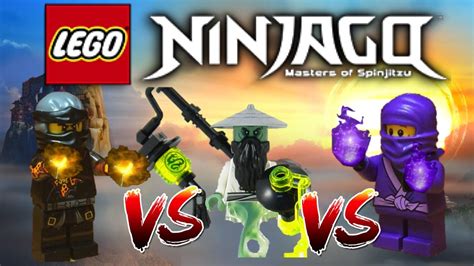 Lego Ninjago Minifigures Review Purple Ninja Rx Cole From Rock Roader