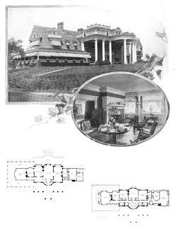 C P H Gilbert Mansion Plans Luxury Floor Plans Historic Homes