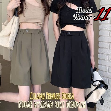 Jual Celana Pendek Wanita Hot Pants Wanita Korea Style Shopee Indonesia