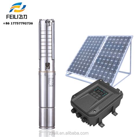 High Flow Solar Water Pump Solar Powered Dc Pump Solar Submersible Deep