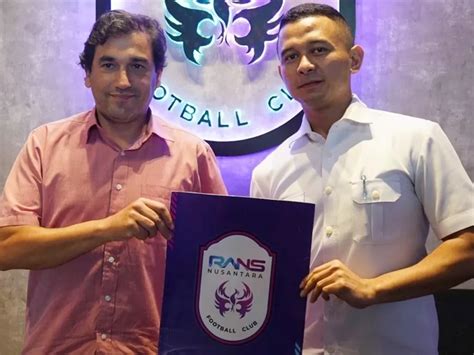 Resmi Ditunjuk Jadi Pelatih Rans Nusantara FC Ini Target Eduardo