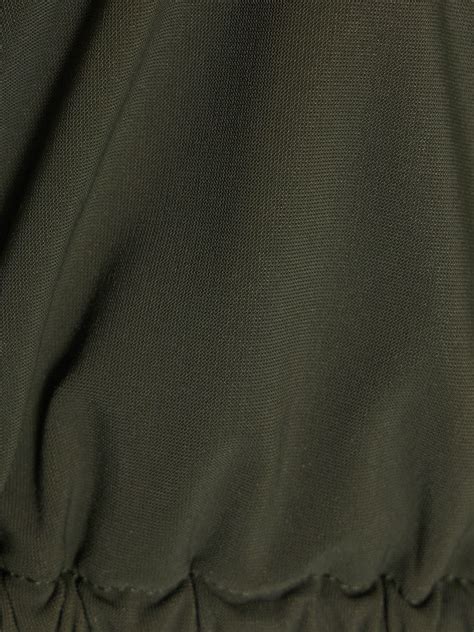 Totême Braid Tie Triangle Bikini Top In Dark Green ModeSens