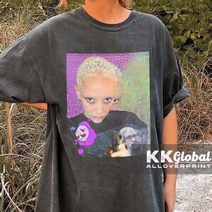 Not Kitten Doja Cat Wearing Sam Hyde Long Sleeve T Shirt Etsy