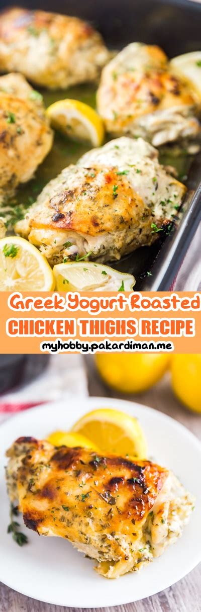 Greek Yogurt Roasted Chicken Thighs Recipe Ffff