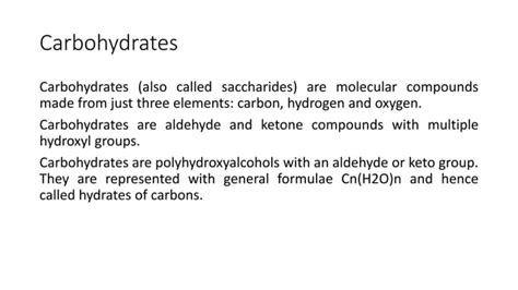 Carbohydrates Pptx