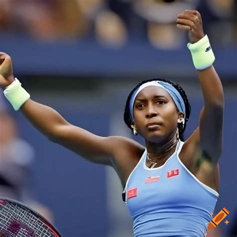 Coco Gauff Celebrates Winning Her First Grand Slam Title At Us Open On