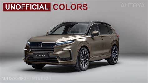 Upcoming Colorful 2025 Honda CR V Refresh Gets Unofficially Revealed