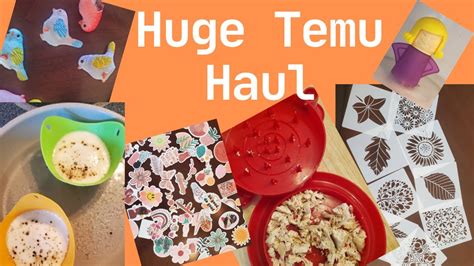 Huge Temu Craft Supplies Gadgets Clothes More Youtube