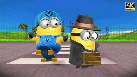 Minion Rush Skater And Spy Minions On Ester Egg Hunt At Minion Park