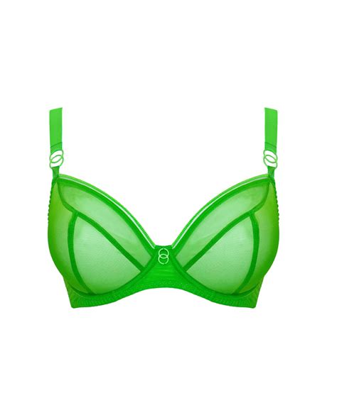 Lifestyle Plunge Bra Green TKD Lingerie