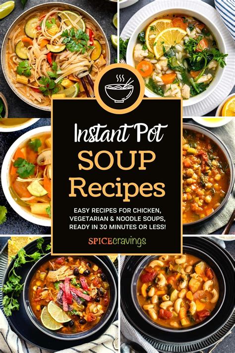 18 Easy Instant Pot Soup Recipes - Spice Cravings