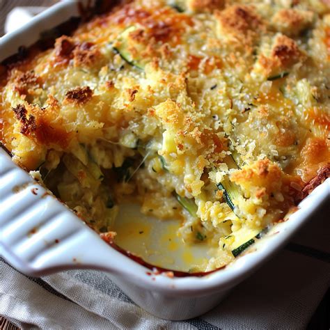 Easy Cheesy Zucchini Casserole