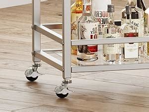 Amazon FATORRI Bar Carts For The Home Home Bar Serving Carts On