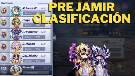 DIRECTO SABROSON COMENZAMOS LA CLASIFICACIÓN A JAMIR PRE JAMIR