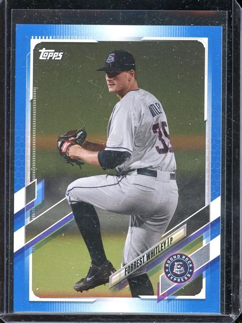 Topps Pro Debut Blue Pd Forrest Whitley Rc For Sale