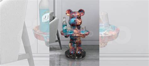 Декоративный столик "медведь bearbrick" купить в Москве | Товары для ...