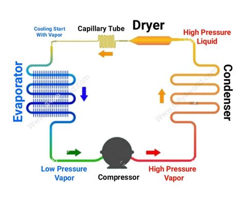 Simple Refrigeration System Diagram Refrigeration Refrigera