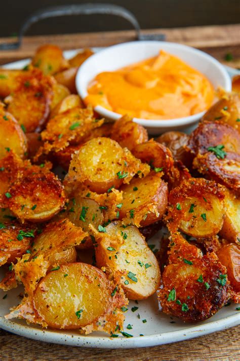 Crispy Parmesan Roast Potatoes Recipe On Closet Cooking