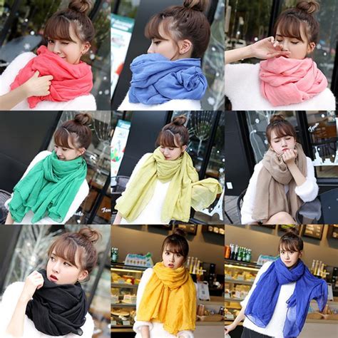 Charm Functional Pashmina Silk Scarves Scarf Winter Casual Autumn Women