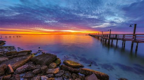 Sea Sky Clouds Oceans Photography Rocks Sunsets Nature