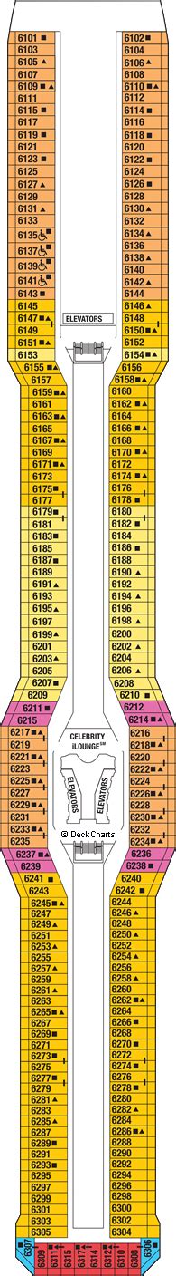 Celebrity Reflection Deck Plans: Ship Layout, Staterooms & Map - Cruise ...