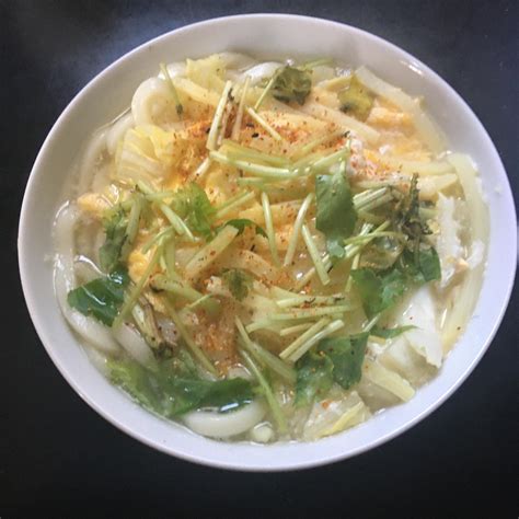 たけのこ、白菜、三つ葉、卵うどん レシピ・作り方 By Naben｜楽天レシピ