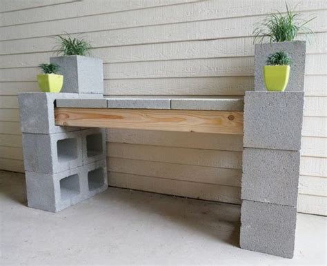 Diy Cinder Block Outdoor Bench Easy Tips The Owner Builder Network