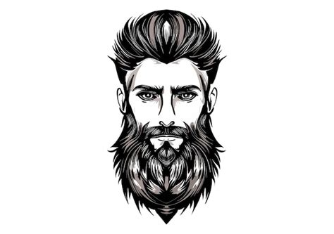 Premium Vector Distinguished Beard Icons Premium Vector Logos