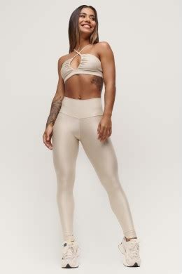 Cal A Legging Nude Cintura Alta Essence