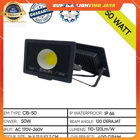 Jual COD READY STOK LAMPU SOROT LED COB 50W LAMPU TEMBAK LED 50