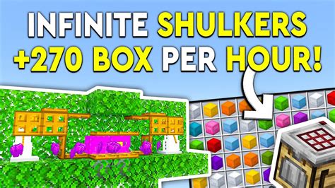 Best Shulker Farm 1 21 Minecraft Bedrock Tutorial 270 Box Hr Mcpe Xbox Ps Switch Pc Youtube