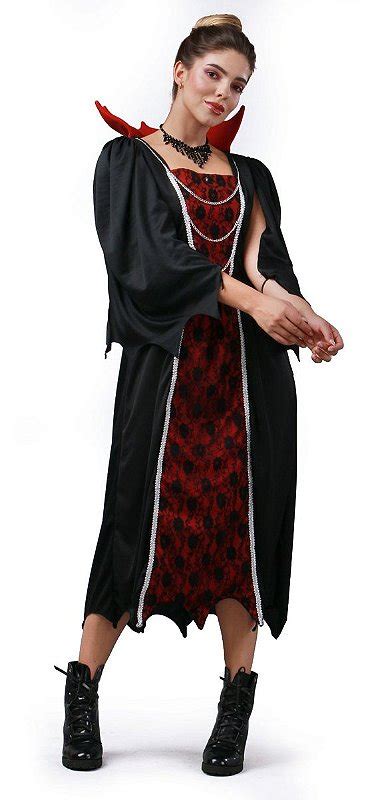 Fantasia Halloween Vampira Feminina Adulto Vestido Longo Luxo - 7 Artes ...