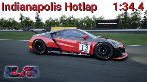 Honda Nsx Gt Evo Hotlap Setup Indianapolis Assetto