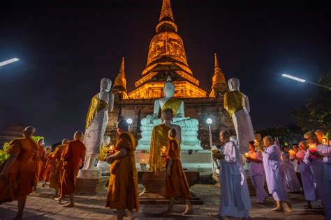 ขั้นตอนการเวียนเทียน ในวันสำคัญทางพระพุทธศาสนา