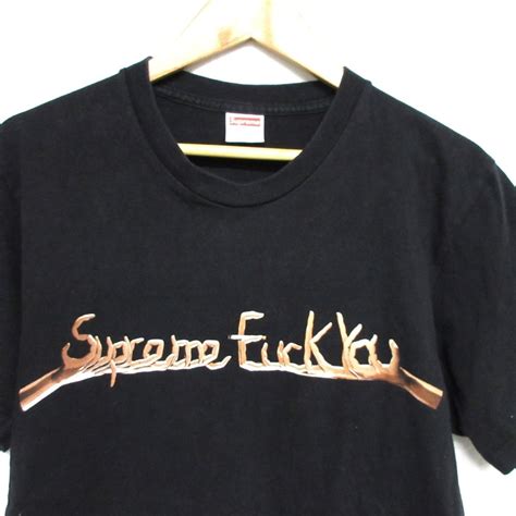 Yahoo オークション 美品 18AW SUPREME シュプリーム USA製 Fuck You