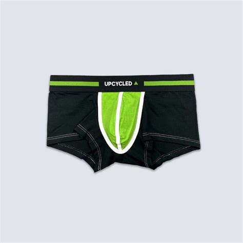 Upcycled Black Green Boxer Next Gay Thing
