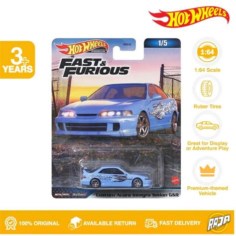 Hot Wheels Premium Fast Furious Custom Acura Integra Sedan GSR Lazada Indonesia