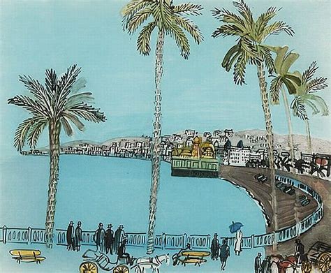 A World Elsewhere La Promenade Des Anglais Nice By Raoul Dufy