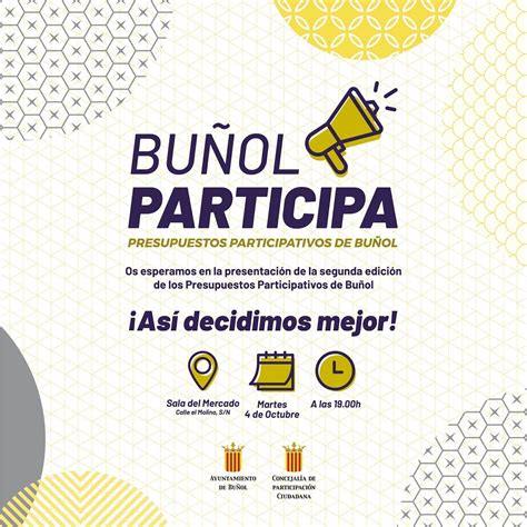 El Ayuntamiento de Buñol presenta sus nuevos Presupuestos