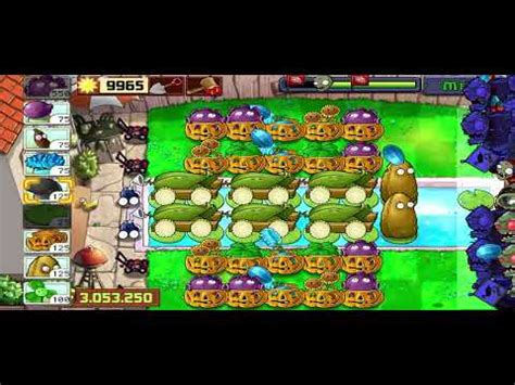 plants vs zombies supervivencia infinita estrategia 6 mazorcañones con