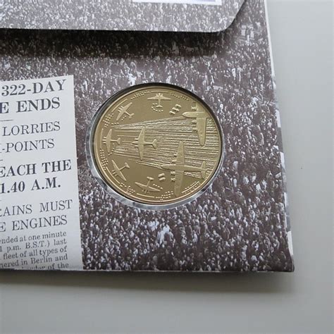 1999 Berlin Airlift 50th Anniversary WWII Medal Cover UK First Day