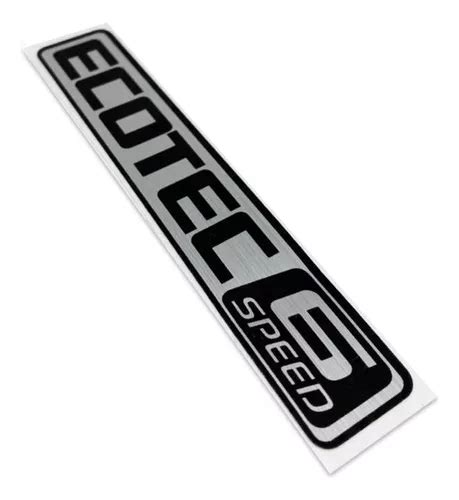 Emblema Ecotec Speed S Adesivo Traseiro Modelo Original Mercadolivre