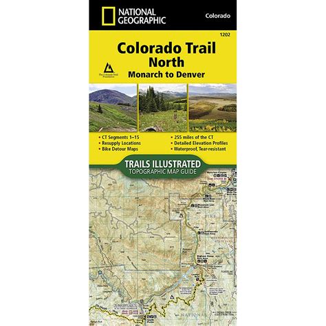 National Geographic Map Guide - Colorado Trail North - Colorado Trail ...