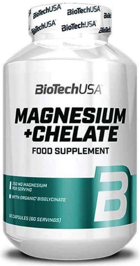 Magnesium + Chelate, 60 капсули, BioTech USA | Ozone.bg