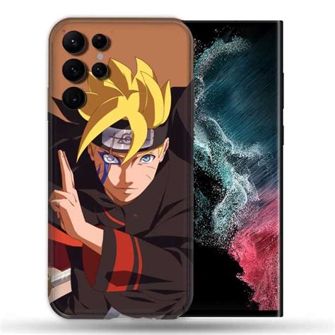 Coque Compatible Magsafe Samsung Galaxy S22 Ultra Manga Boruto Signe