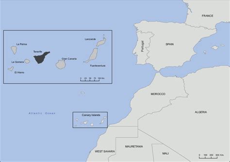 Location of Tenerife and the Canary Islands. | Download Scientific Diagram