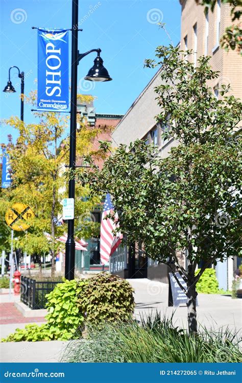 Main Street In Canandaigua New York Editorial Image Image Of