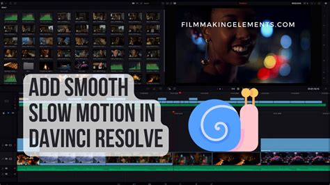 Add Smooth Slow Motion In Davinci Resolve Ways