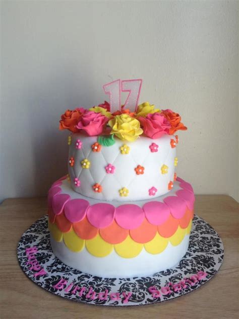 My 17Th Birthday Cake - CakeCentral.com